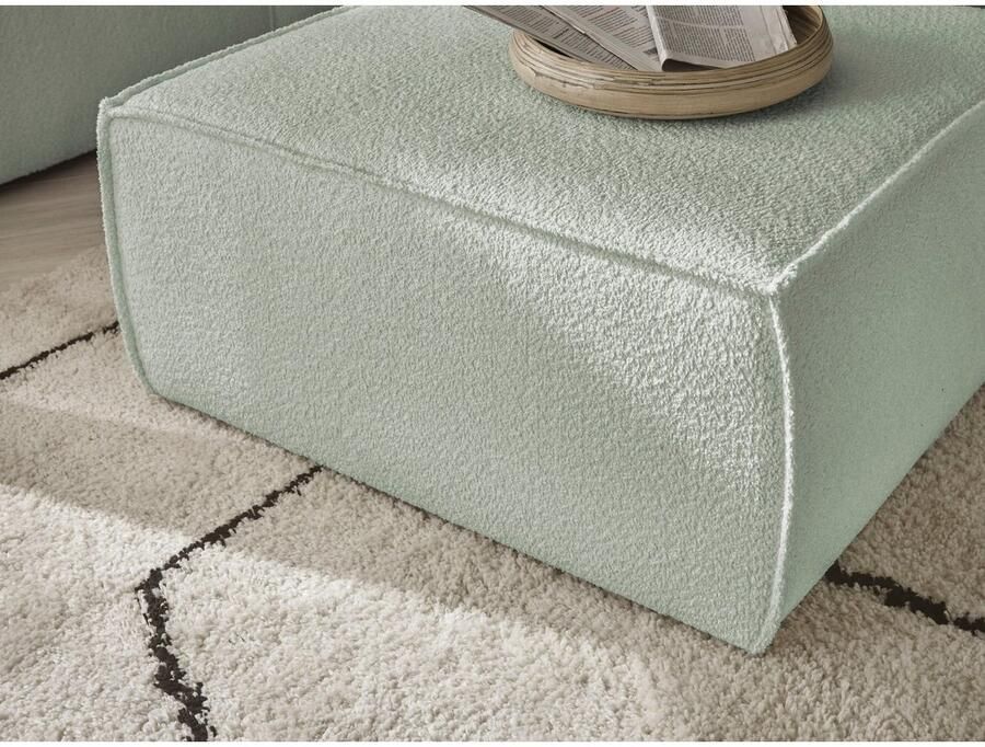 Andas Hocker Finnley vierkant past bij loveseat finnley - Foto 2