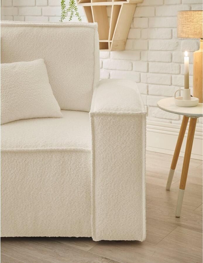 Andas Loveseat Finnley Loveseat en hocker als set passend bij de bekleding-serie Finnley (2-delig) - Foto 3