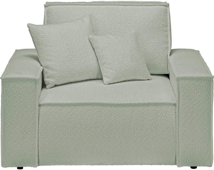 OTTO Loveseat FINNLEY XXL-Fauteuil Leesfauteuil trendy stoffen incl. Sierkussens (1 stuk) - Foto 3