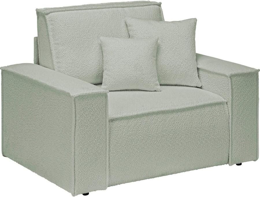 OTTO Loveseat FINNLEY XXL-Fauteuil Leesfauteuil trendy stoffen incl. Sierkussens (1 stuk) - Foto 5