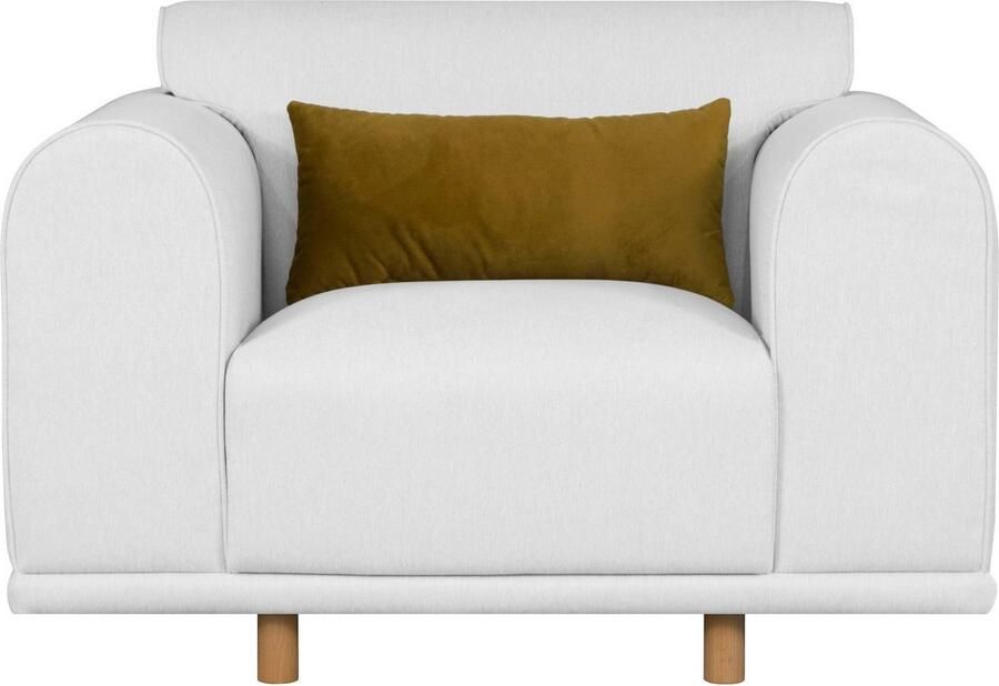 OTTO Loveseat Maroon stoel in een scandinavisch design met losse kussens (set) - Foto 4