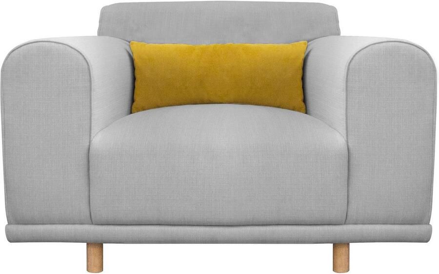 Andas Loveseat Maroon stoel in een scandinavisch design met losse kussens (set) - Foto 3