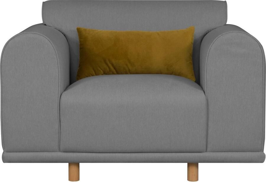 OTTO Loveseat Maroon stoel in een scandinavisch design met losse kussens (set) - Foto 4