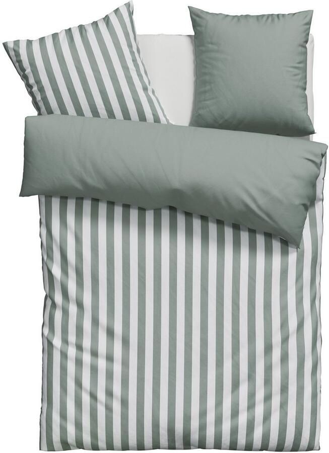 Andas Omkeerbaar beddengoed Greta Dekbedovertrek met strepen in verschillende kwaliteiten vanaf 135x200 cm - Foto 4