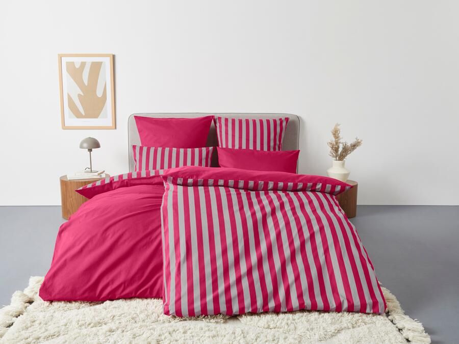 Andas Omkeerbaar beddengoed Greta Dekbedovertrek met strepen in verschillende kwaliteiten vanaf 135x200 cm - Foto 9