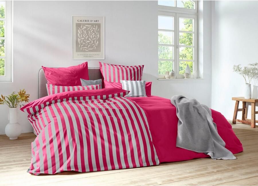 Andas Omkeerbaar beddengoed Greta Dekbedovertrek met strepen in verschillende kwaliteiten vanaf 135x200 cm - Foto 5