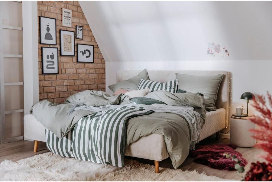 Andas Omkeerbaar beddengoed Greta Dekbedovertrek met strepen in verschillende kwaliteiten vanaf 135x200 cm - Foto 7