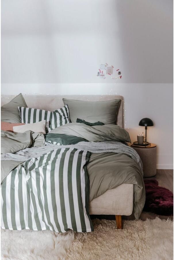 Andas Omkeerbaar beddengoed Greta Dekbedovertrek met strepen in verschillende kwaliteiten vanaf 135x200 cm - Foto 8