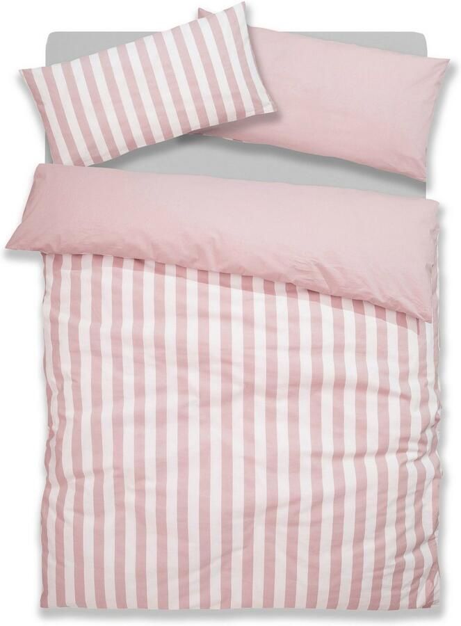 Andas Omkeerbaar beddengoed Greta Dekbedovertrek met strepen in verschillende kwaliteiten vanaf 135x200 cm - Foto 3