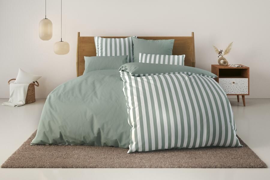 Andas Omkeerbaar beddengoed Greta Dekbedovertrek met strepen in verschillende kwaliteiten vanaf 135x200 cm - Foto 10