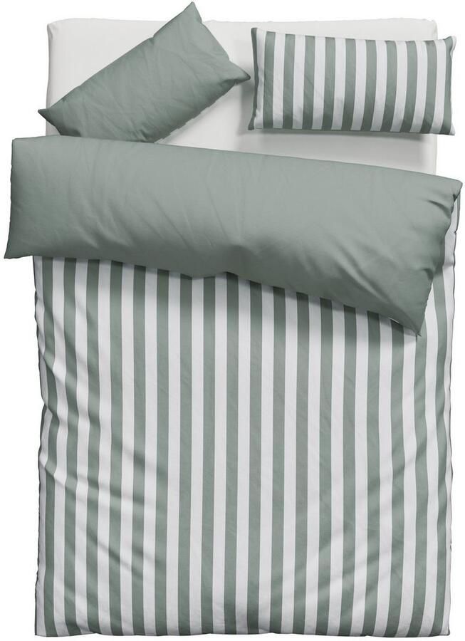 Andas Omkeerbaar beddengoed Greta Dekbedovertrek met strepen in verschillende kwaliteiten vanaf 135x200 cm - Foto 5
