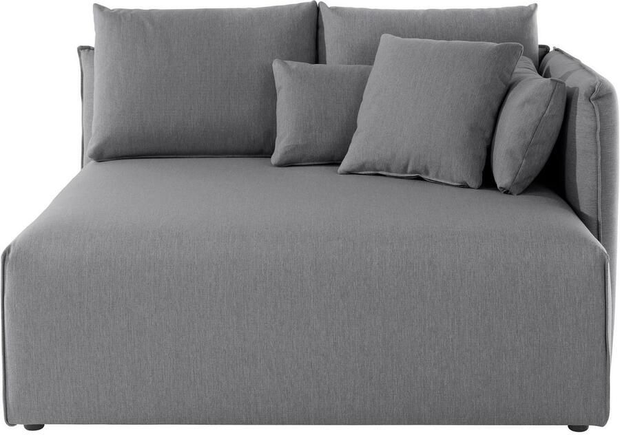 Andas Ottomane Nöre korte lounge-module zelf samenstellen breedte 138 cm diepte 128 cm - Foto 2