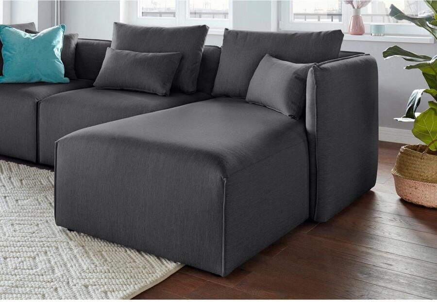 Andas Ottomane Nöre Modulair om samen te stellen in vele stofkwaliteiten en kleuren - Foto 3