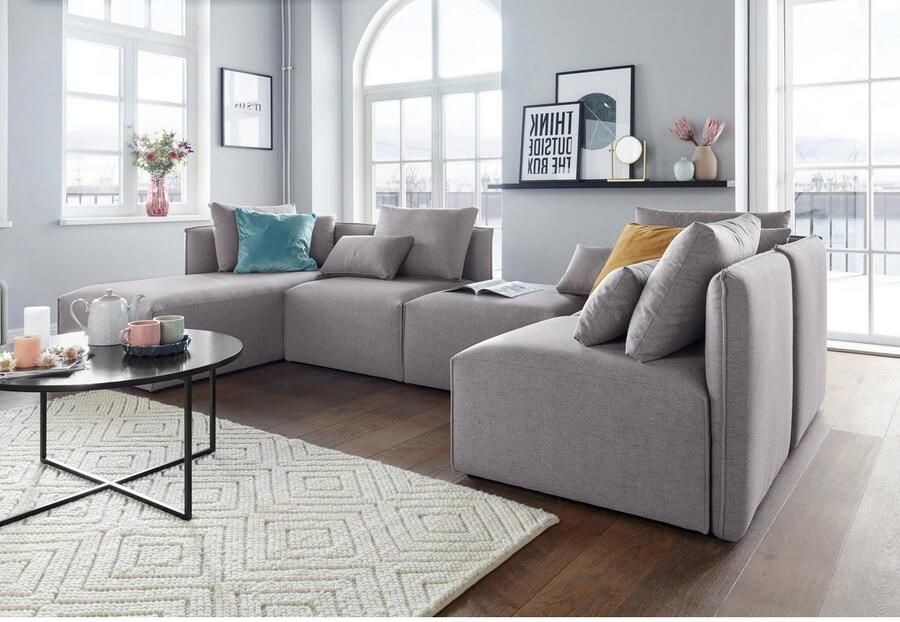 Andas Ottomane Nöre Modulair om samen te stellen in vele stofkwaliteiten en kleuren - Foto 3