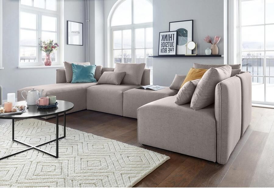 Andas Ottomane Nöre Modulair om samen te stellen in vele stofkwaliteiten en kleuren - Foto 3