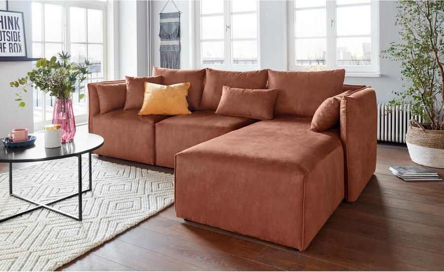 Andas Ottomane Nöre Modulair om samen te stellen in vele stofkwaliteiten en kleuren - Foto 13