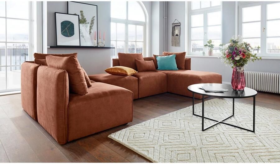 Andas Ottomane Nöre Modulair om samen te stellen in vele stofkwaliteiten en kleuren - Foto 14