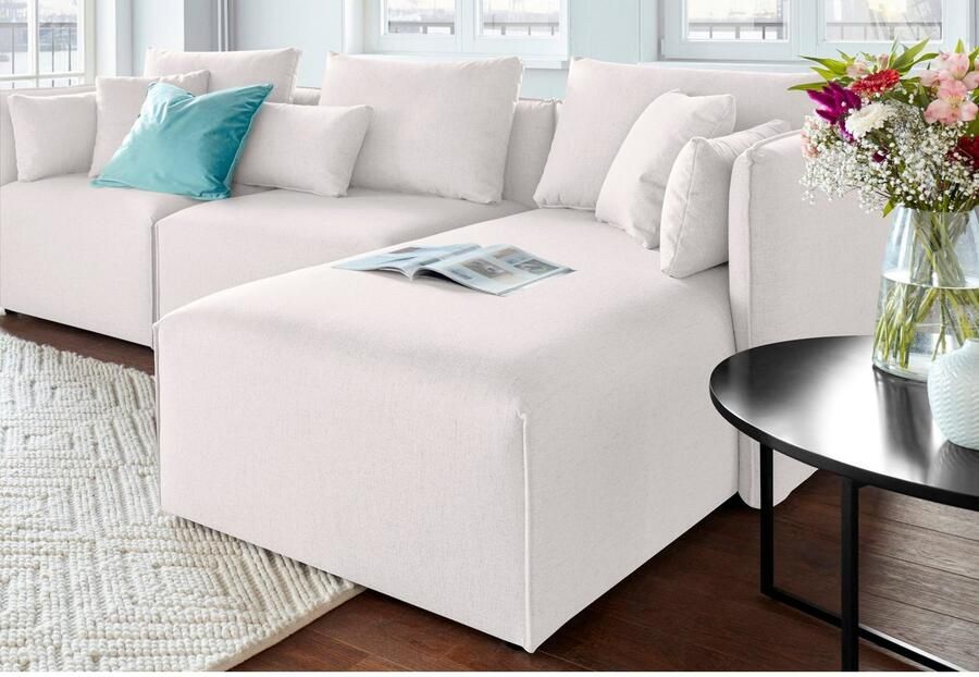 Andas Ottomane Nöre Modulair om samen te stellen in vele stofkwaliteiten en kleuren - Foto 2