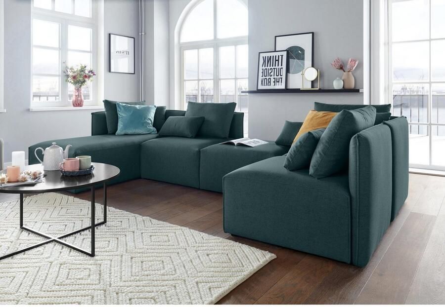 Andas Ottomane Nöre Modulair om samen te stellen in vele stofkwaliteiten en kleuren - Foto 3