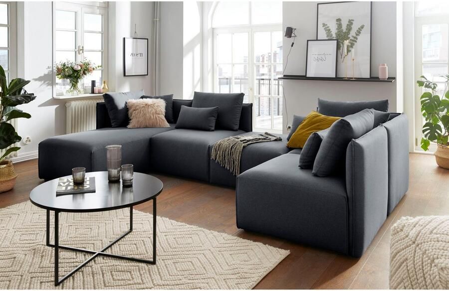 Andas Ottomane Nöre Modulair om samen te stellen in vele stofkwaliteiten en kleuren - Foto 3