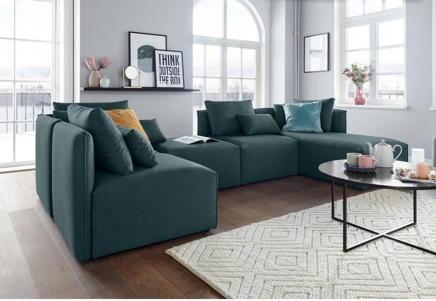 Andas Ottomane Nöre Modulair om samen te stellen in vele stofkwaliteiten en kleuren - Foto 4