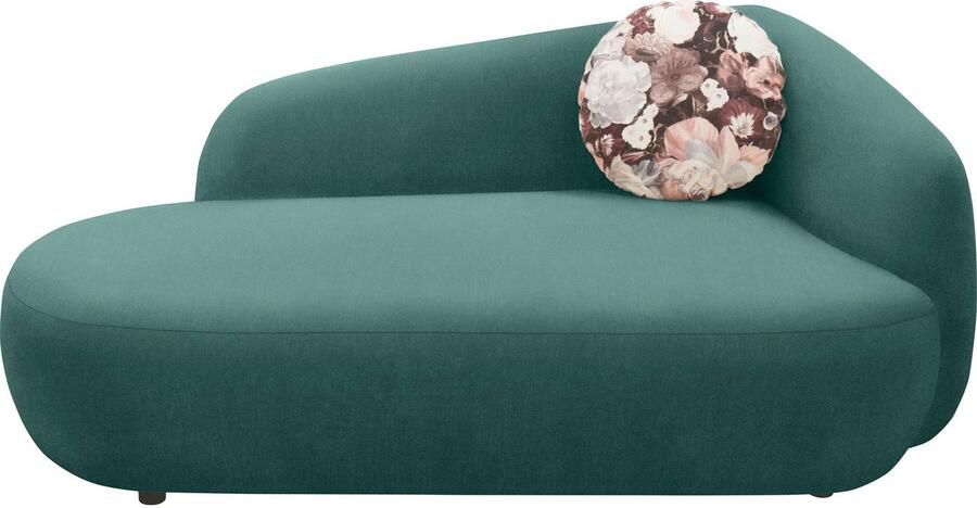 Andas Récamier Björnar incl. reversible-sierkussen: bloemmotief resp. uni Binnenvering armleuning links of rechts naar keuze B D H: 183x105x75 cm - Foto 7