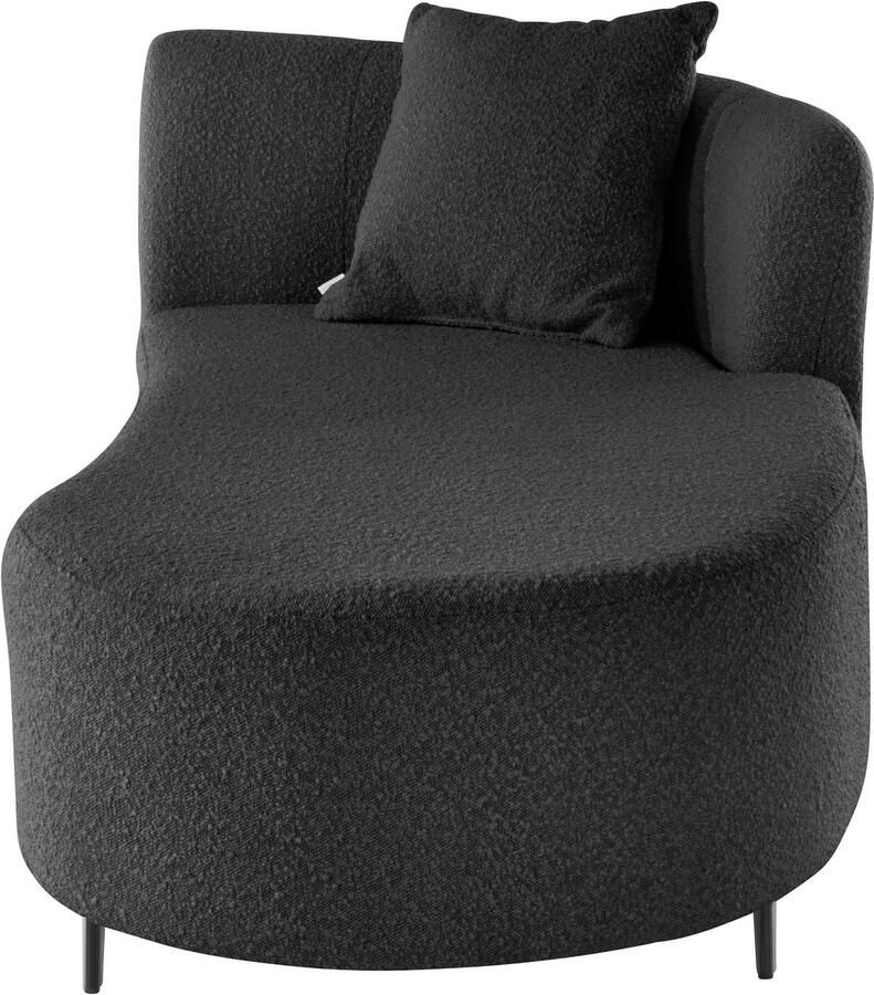 Andas Récamier Hulby naar keuze met en zonder hocker en armleuning links of rechts