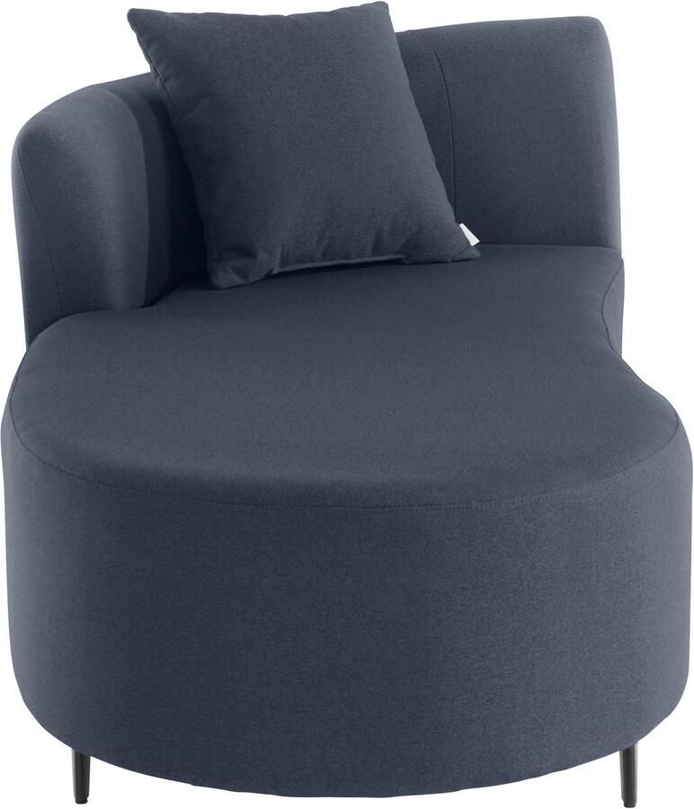 Andas Récamier Hulby naar keuze met en zonder hocker en armleuning links of rechts