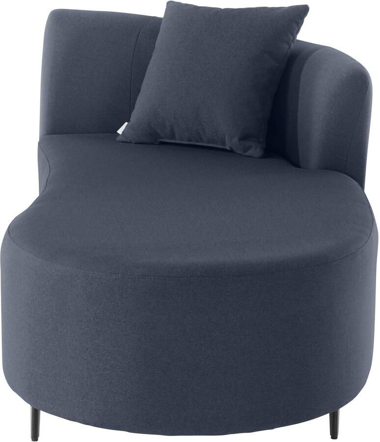 Andas Récamier Hulby naar keuze met en zonder hocker en armleuning links of rechts