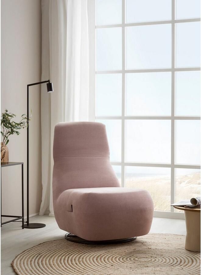 Andas Relaxfauteuil Emberson stoel rugleuning opklapbaar draaistoel Verstelbare rugleuning draaifunctie naar keuze ook Swivel (wip) functie - Foto 6