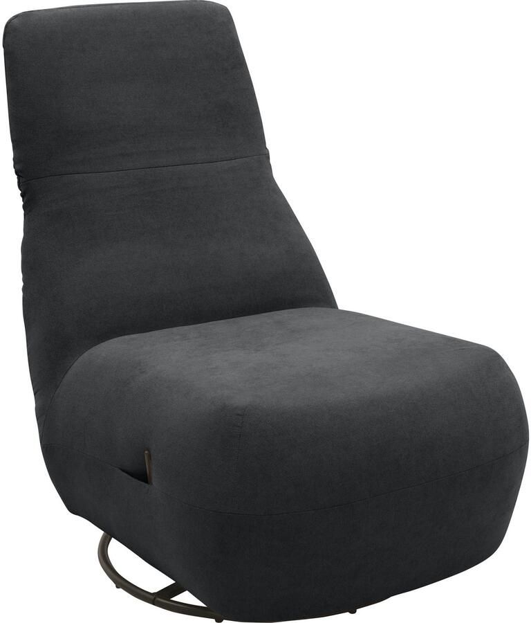Andas Relaxfauteuil Emberson stoel rugleuning opklapbaar draaistoel Verstelbare rugleuning draaifunctie naar keuze ook Swivel (wip) functie - Foto 3