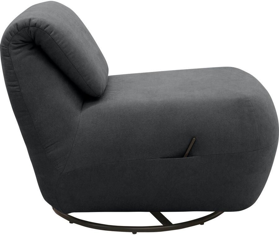 Andas Relaxfauteuil Emberson stoel rugleuning opklapbaar draaistoel Verstelbare rugleuning draaifunctie naar keuze ook Swivel (wip) functie - Foto 5