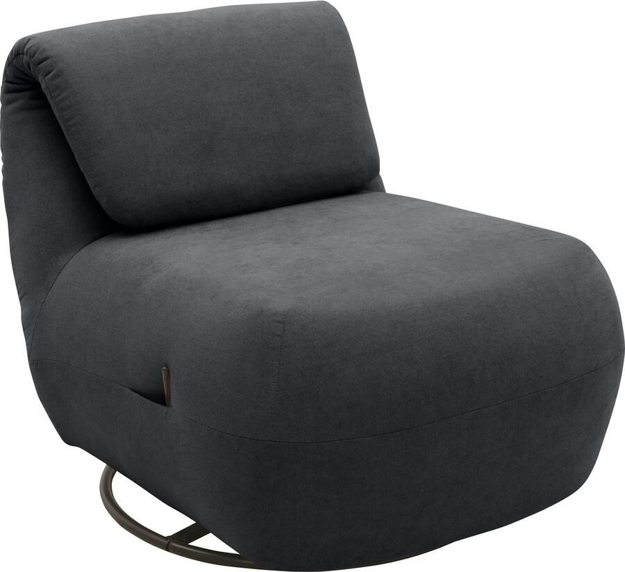 Andas Relaxfauteuil Emberson stoel rugleuning opklapbaar draaistoel Verstelbare rugleuning draaifunctie naar keuze ook Swivel (wip) functie - Foto 2