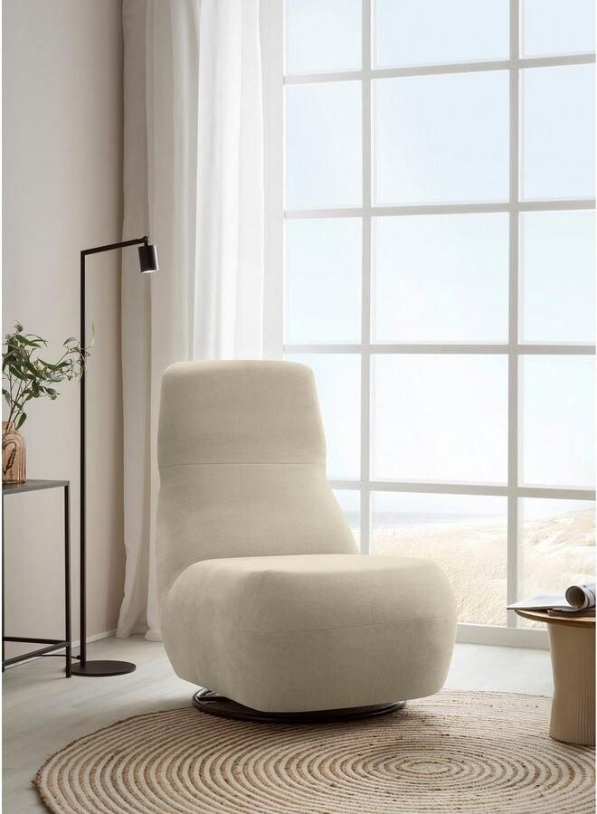 Andas Relaxfauteuil Emberson stoel rugleuning opklapbaar draaistoel Verstelbare rugleuning draaifunctie naar keuze ook Swivel (wip) functie - Foto 4