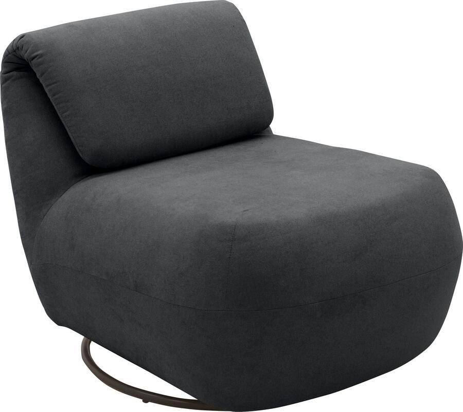Andas Relaxfauteuil Emberson stoel rugleuning opklapbaar draaistoel Verstelbare rugleuning draaifunctie naar keuze ook Swivel (wip) functie - Foto 3