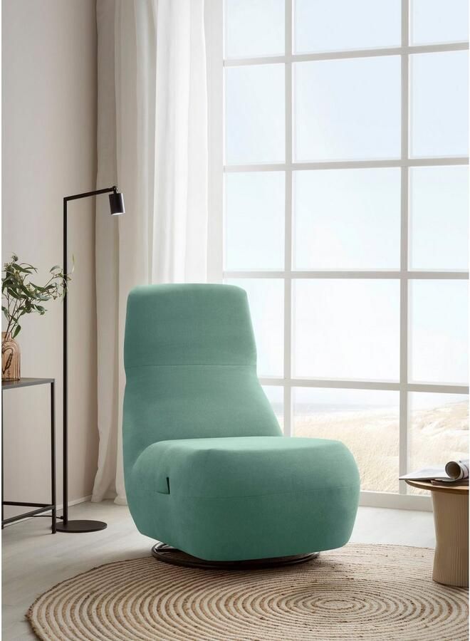 Andas Relaxfauteuil Emberson stoel rugleuning opklapbaar draaistoel Verstelbare rugleuning draaifunctie naar keuze ook Swivel (wip) functie - Foto 6