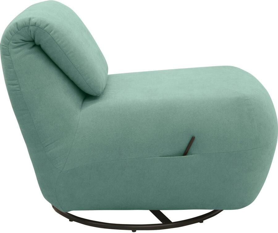 Andas Relaxfauteuil Emberson stoel rugleuning opklapbaar draaistoel Verstelbare rugleuning draaifunctie naar keuze ook Swivel (wip) functie - Foto 5