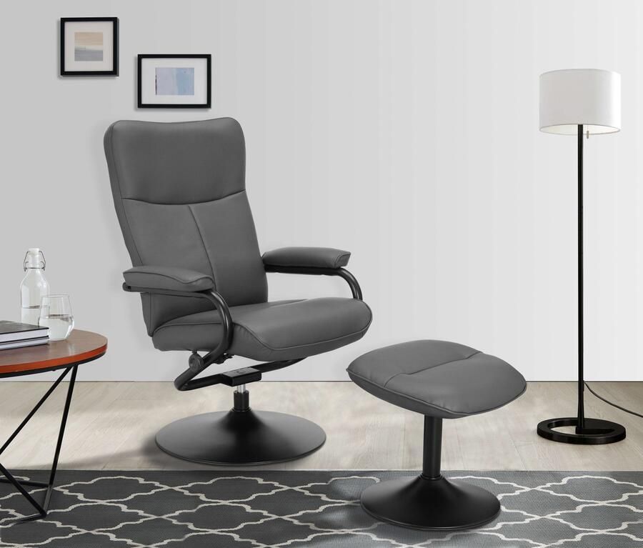 Andas Relaxfauteuil Istad TV-stoel met poef en slaapfunctie - Foto 9