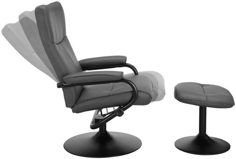 Andas Relaxfauteuil Istad TV-stoel met poef en slaapfunctie - Foto 2