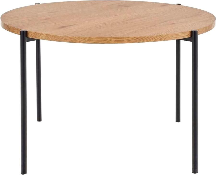 Andas Salontafel Vantaa Tafelblad van massief eiken algemene afm. (bxdxh): 60x60x45 cm