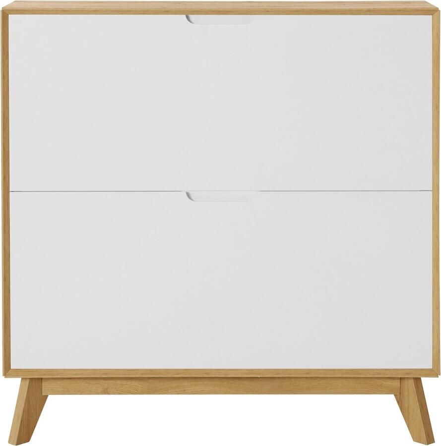 Andas Schoenenkast Pandrup met 2 kleppen ca. 8 paar schoenen per klep hoogte 90 cm - Foto 2
