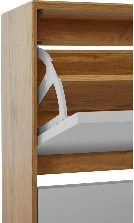 Andas Schoenenkast Pandrup met 2 kleppen ca. 8 paar schoenen per klep hoogte 90 cm - Foto 8