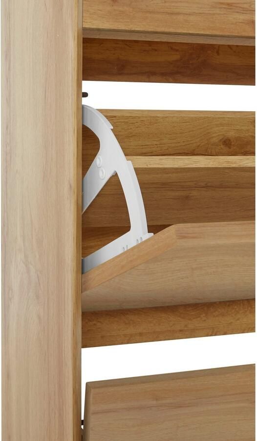 Andas Schoenenkast Pandrup met 3 kleppen ca. 5 paar schoenen per klep hoogte 125 cm - Foto 3