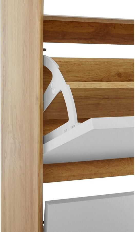 Andas Schoenenkast Pandrup met 3 kleppen ca. 5 paar schoenen per klep hoogte 125 cm - Foto 4