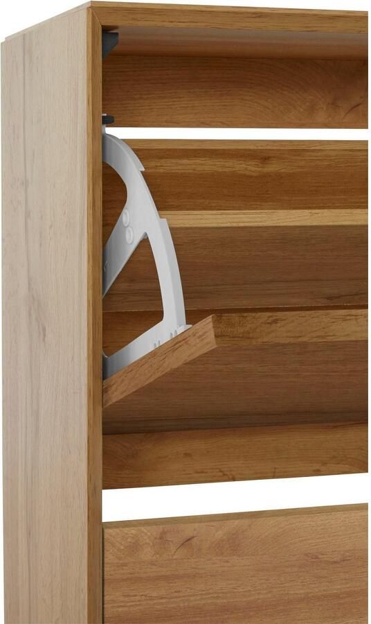 Andas Schoenenkast Pandrup met 3 kleppen ca. 8 paar schoenen per klep hoogte 125 cm - Foto 7