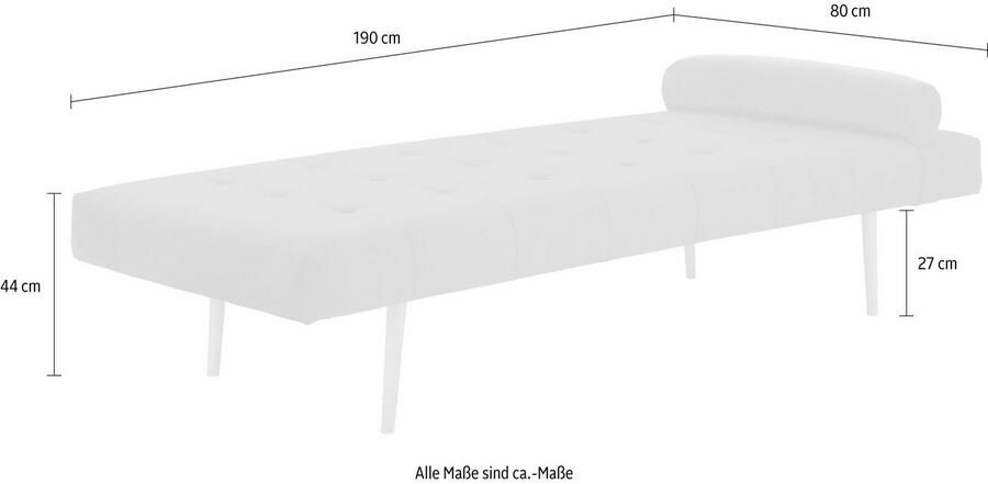 Andas Slaapbank Agnar met kussenrol in 3 overtrekstoffen en vele kleuren - Foto 3