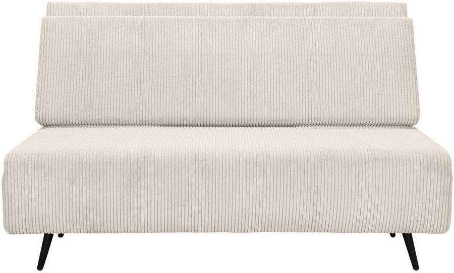 Andas Slaapbank LINNEA Daybed met opklapbaar ligoppervlak in geweven stof velours corduroy - Foto 4