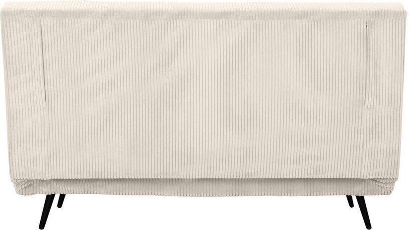 Andas Slaapbank LINNEA Daybed met opklapbaar ligoppervlak in geweven stof velours corduroy - Foto 9