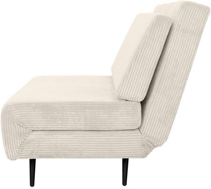Andas Slaapbank LINNEA Daybed met opklapbaar ligoppervlak in geweven stof velours corduroy - Foto 6