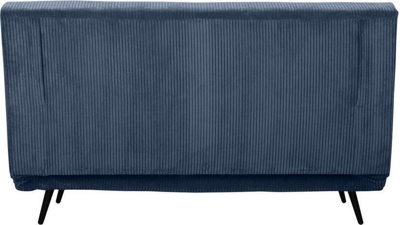 Andas Slaapbank LINNEA Daybed met opklapbaar ligoppervlak in geweven stof velours corduroy - Foto 9